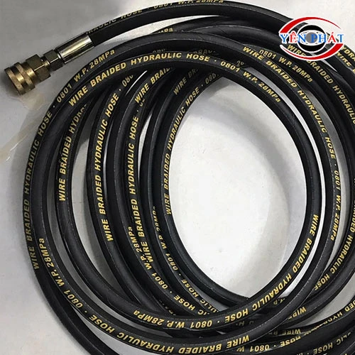 Dây rửa xe áp lực cao, bố thép 15m 3