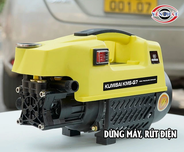 Rút điện máy, bảo đảm an toàn