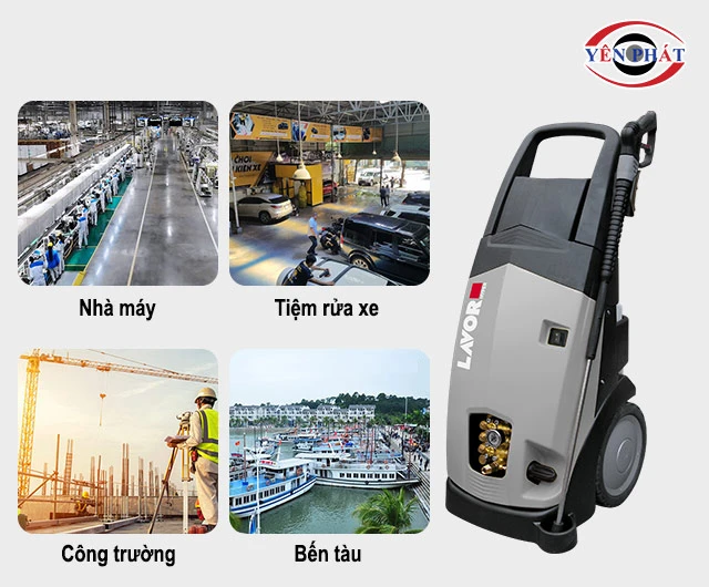 quy mô ứng dụng Máy rửa xe Lavor Michigan 1211LP