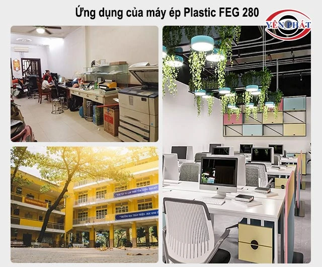 ứng dụng của máy ép plastic