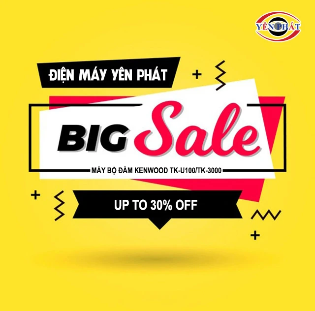 yên phát sale Kenwood TK-U100/TK-3000