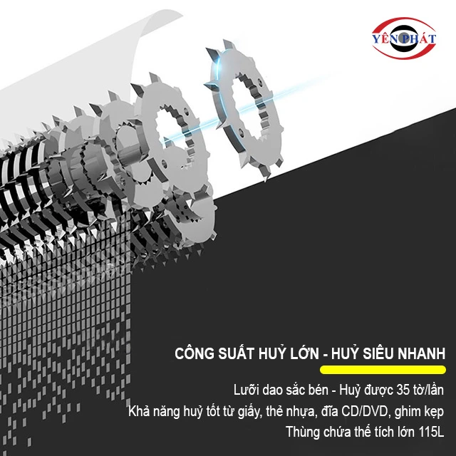 công suất huỷ lớn