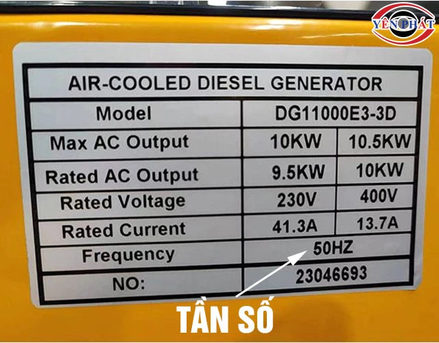 Tần số máy phát điện là gì?