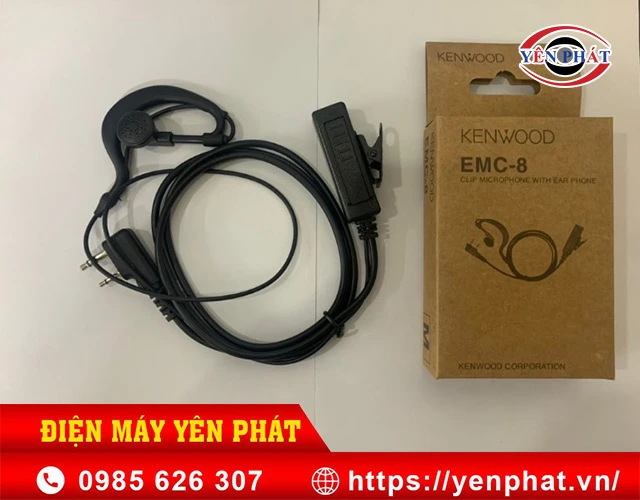 yên phát cung cấp tai nghe Kenwood EMC-8 chính hãng