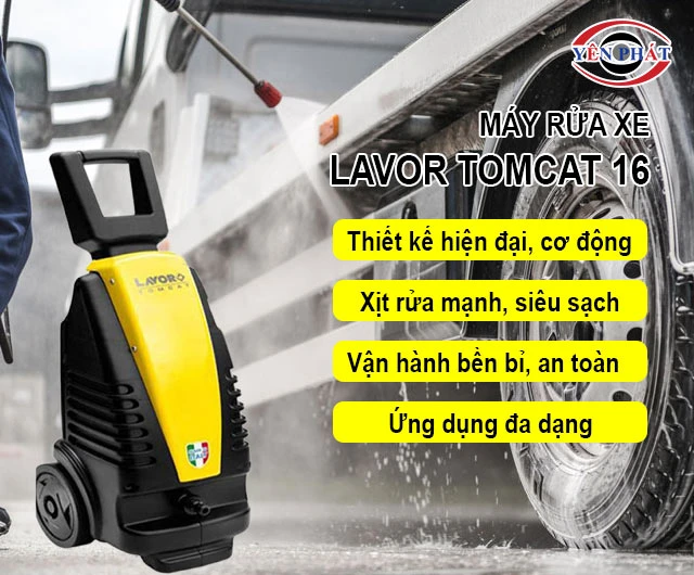 ưu điểm của Máy rửa xe Lavor Tomcat 16
