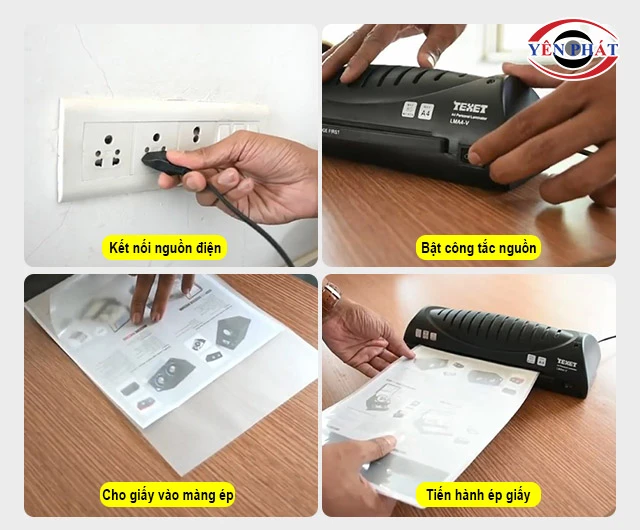 Cách dùng Máy ép Plastic TEXET LMA4-V