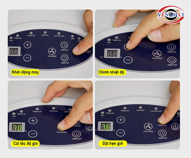 cách sử dụng máy hút ẩm FujiE HM-690EB