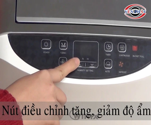 Cài đặt mức ẩm