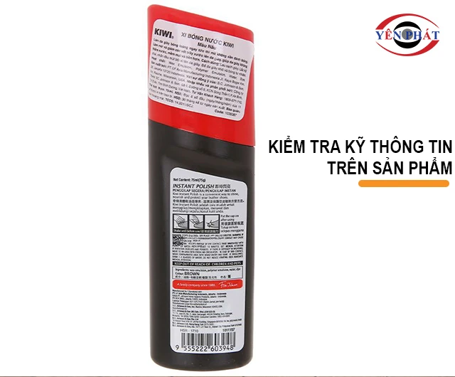 Kiểm tra các thông tin trên bao bì
