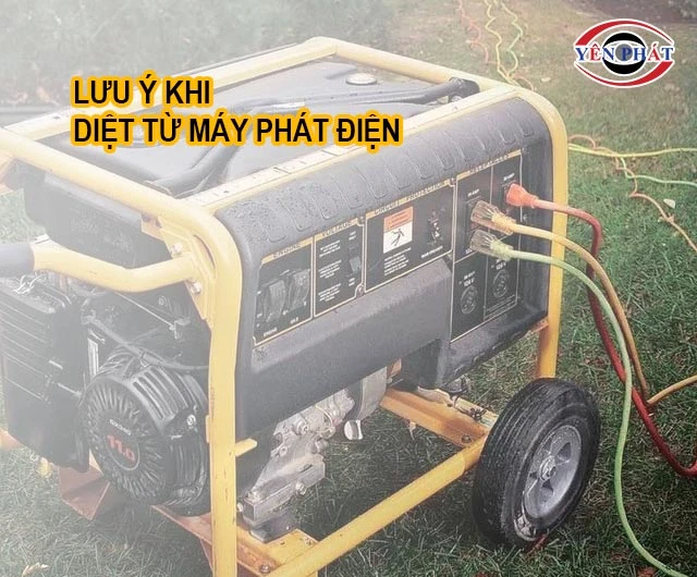 lưu ý khi diệt từ máy phát điện 