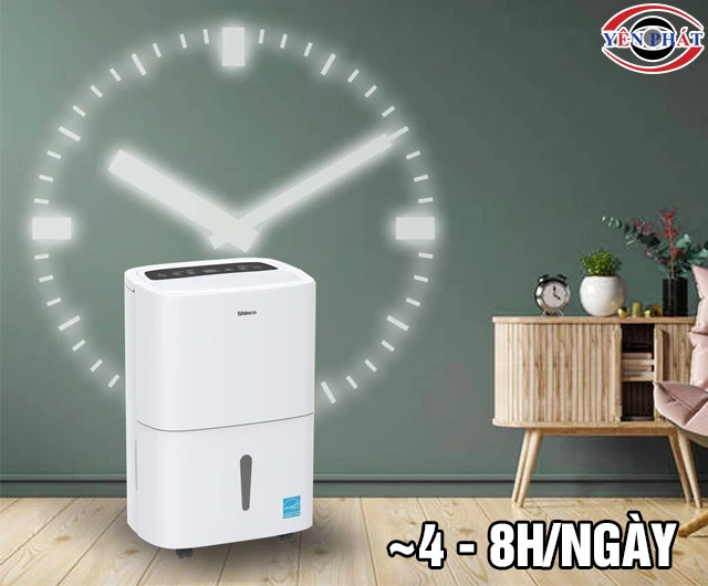 Nên bật máy hút ẩm bao lâu