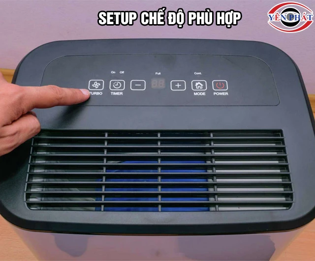 Cách dùng máy hút ẩm