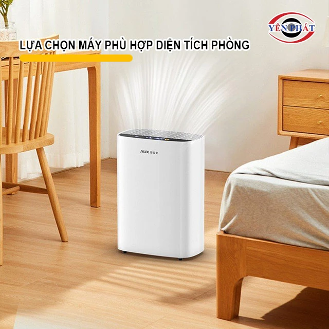 Chọn máy phù hợp diện tích phòng
