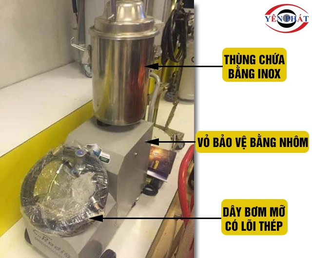 Máy bơm mỡ bò bằng điện Kocu K-6013 bền bỉ
