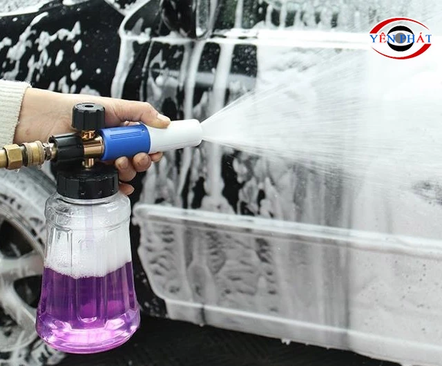 Cách chế bình xịt bọt tuyết rửa xe: Siêu bọt, Tiện lợi