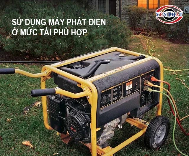 đảm bảo máy ở mức tải phù hợp