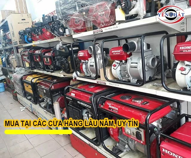 mua máy phát điện tại các cửa hàng lâu năm, uy tín