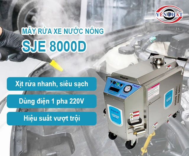 ưu điểm của máy rửa xe nước nóng SJE 8000D