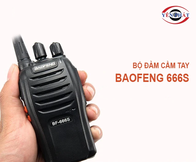 bộ đàm cầm tay Baofeng 666S