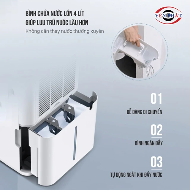 Bình chứa nước lớn 4l