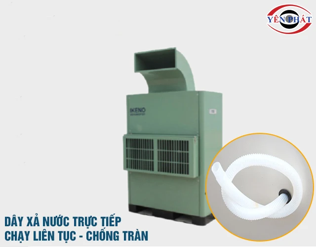 Máy hút ẩm đẳng nhiệt IKENO ID-7500-I xả nước trực tiếp