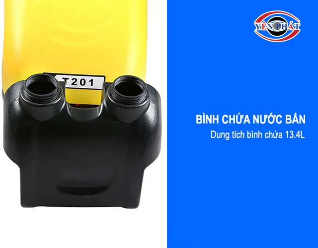 bình chứa nước bẩn