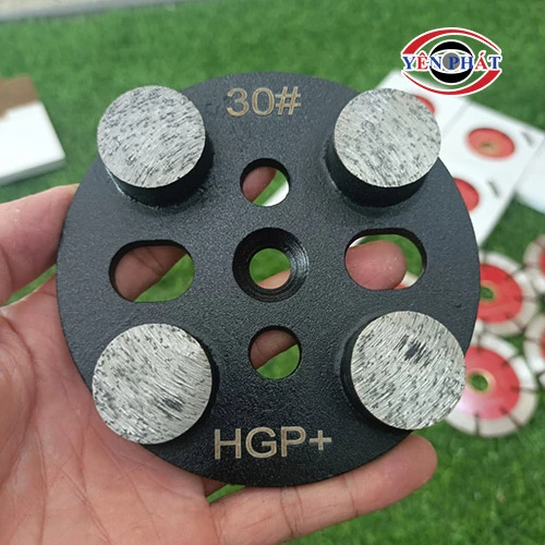 Đĩa mài bê tông HGP 4 nụ tròn cao cấp 4