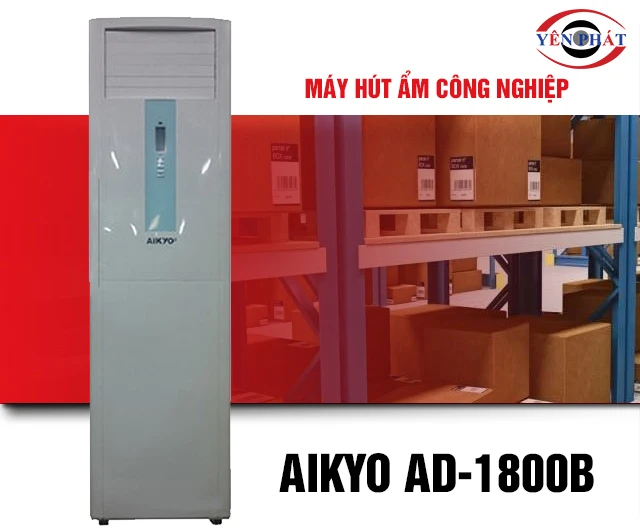 Ứng dụng máy hút ẩm công nghiệp Aikyo AD-1800B