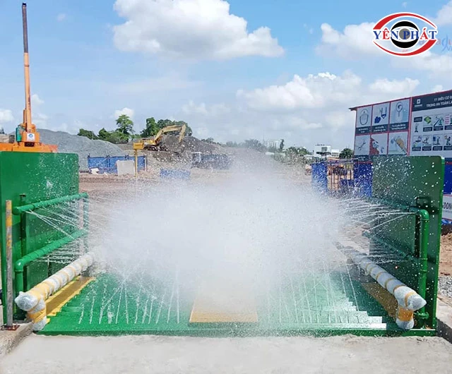 nguyên lý hoạt động của cầu rửa xe công trường 