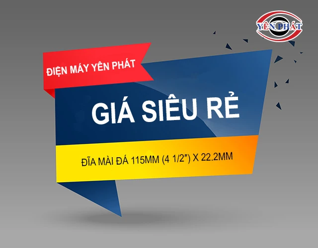Đĩa mài đá bê tông 115mm 4 1/2 x 22.2mm giá bao nhiêu tiền