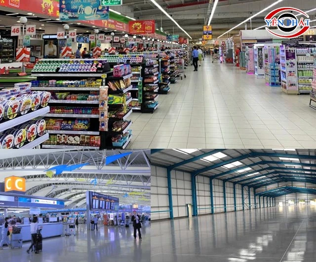 Bộ gạt nước sàn nhà công nghiệp được dùng tại nhiều đơn vị