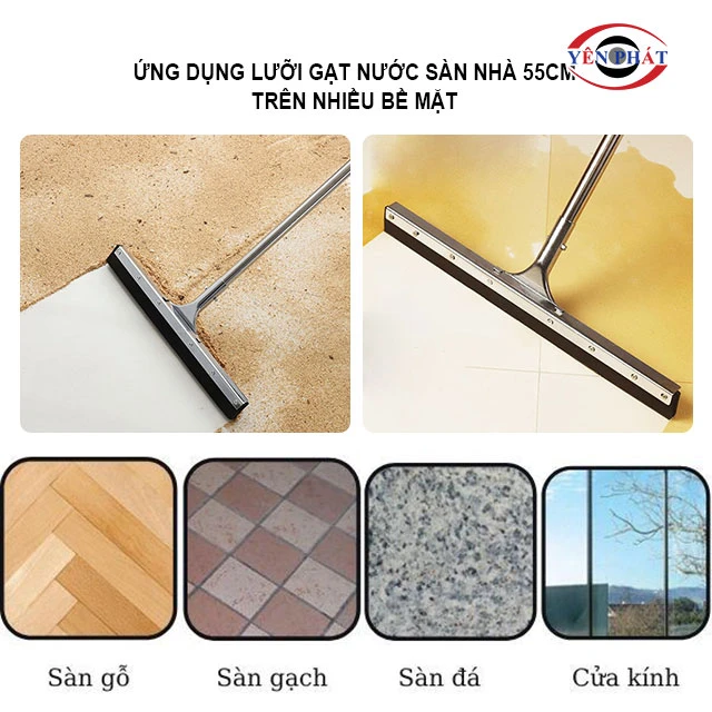 ứng dụng trên nhiều bề mặt 