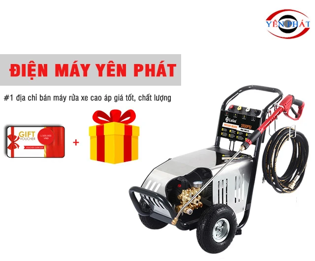 yên phát cung cấp máy rửa xe Lutian giá rẻ