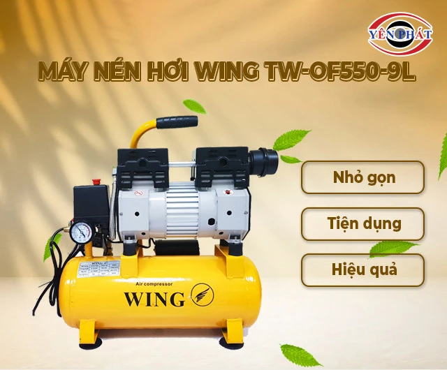 ưu điểm của Máy nén khí Wing TW-OF550-9L