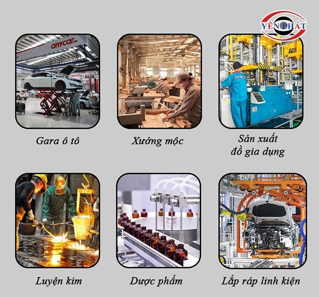 ứng dụng của máy nén hơi trục vít Fusheng SA-75A/W