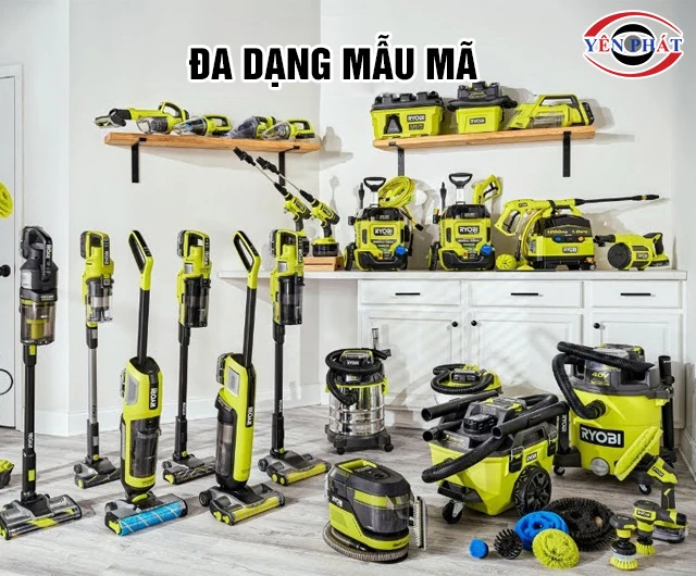 Máy hút bụi Ryobi đa dạng
