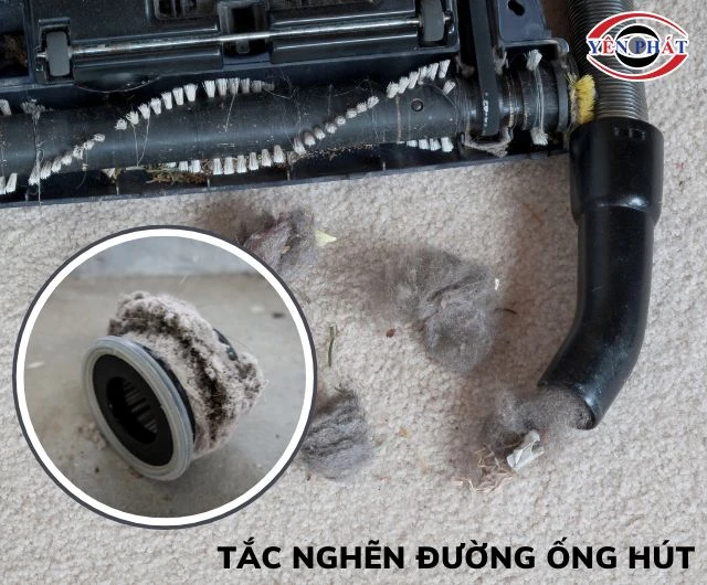 Máy hút bụi nóng quá tự ngắt do đường ống quá bẩn
