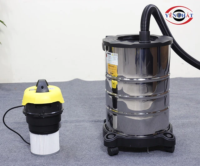 Động cơ và thùng chứa máy hút bụi