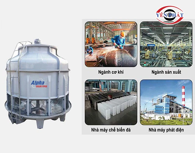 ứng dụng của tháp tản nhiệt alpha