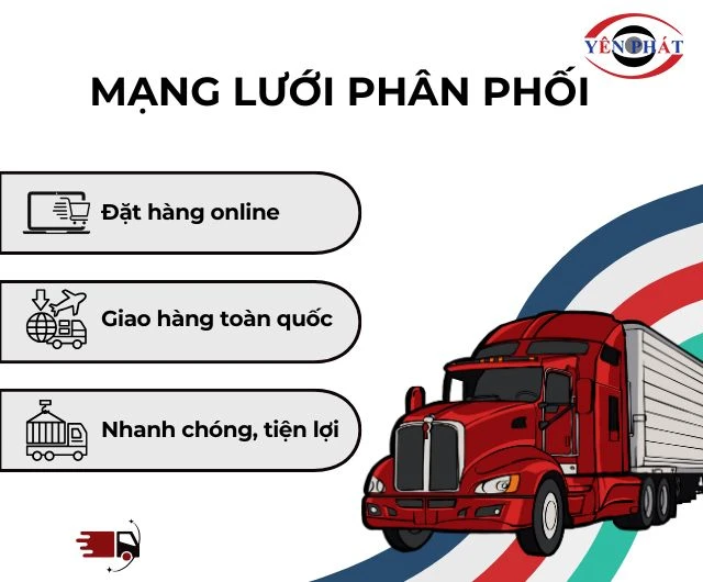 Yên Phát có phân phối sản phẩm toàn quốc