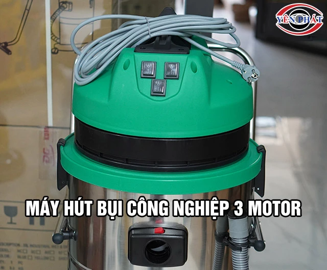 Đầu máy hút bụi công nghiệp 3 motor máy hút bụi tại Vinh