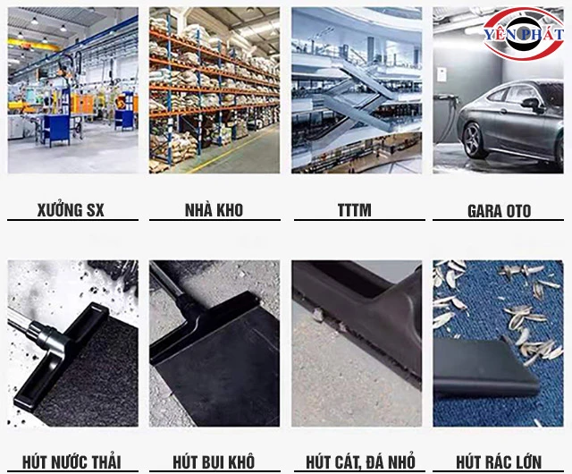 Ứng dụng máy hút bụi tại Vinh