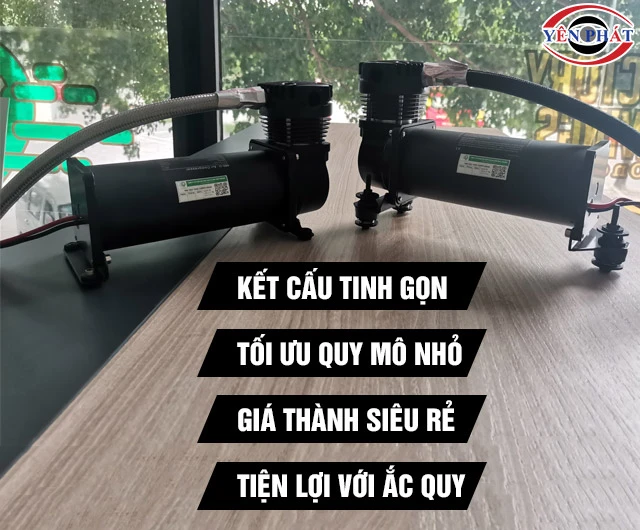 Ưu điểm máy nén khí 24V