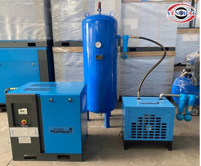 Lưu ý khi lắp đặt máy nén khí Pegasus TM-V-0.6/8-180L