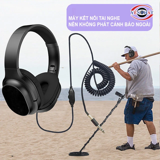 kiểm tra máy kết nối tai nghe nên không phát cảnh báo ngoài