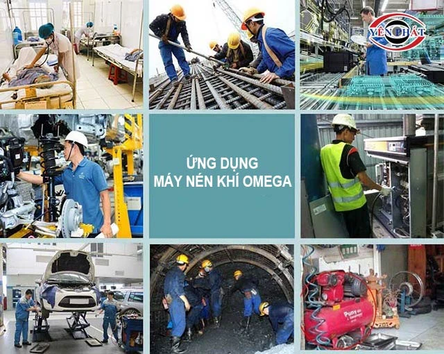 Máy nén khí Omega phục vụ công việc gì?