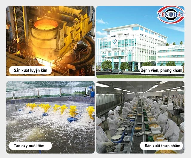 Ứng dụng của máy nén khí tạo oxy