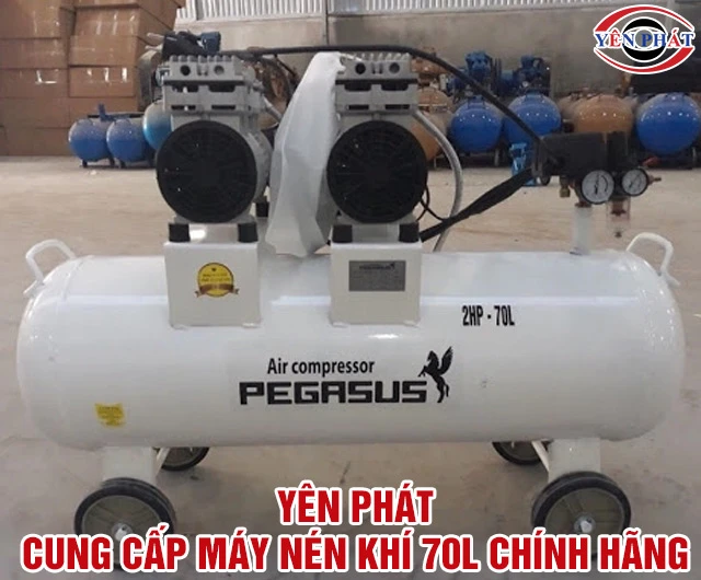 Nhà cung cấp máy nén khí 70L uy tín, nhiều mẫu mã, giá tốt
