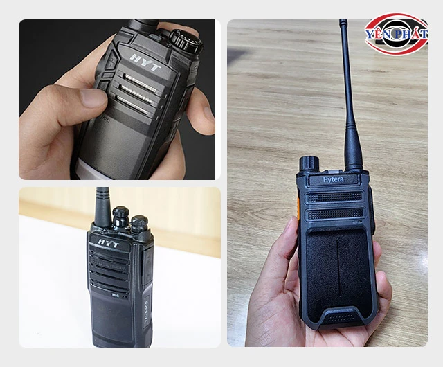 thiết kế nhỏ gọn của máy bộ đàm HYT 
