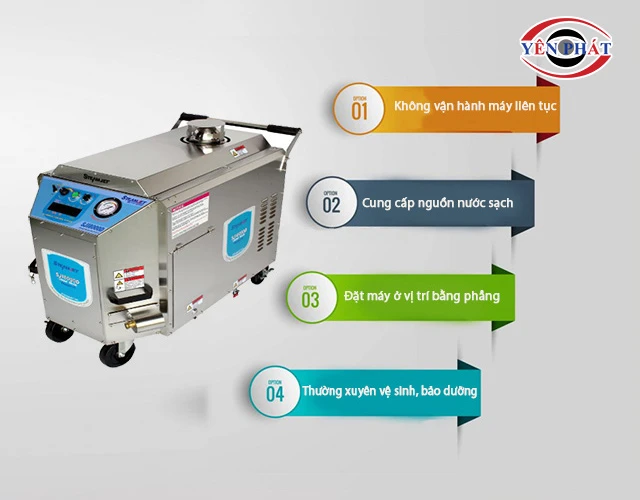 lưu ý khi dùng máy rửa xe hơi nước nóng SJE 8000E